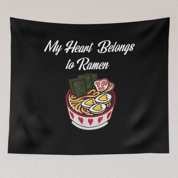 Item preview, My Heart Belongs To Ramen Funny Valentine Romance designed and sold by shirleyfinley.