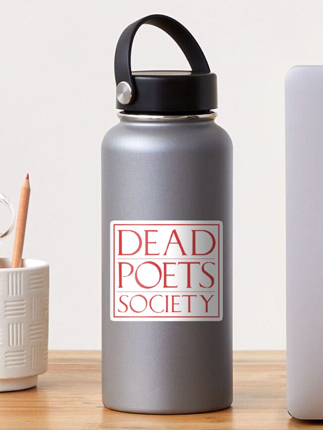 Thumbnail 1 of 3, Sticker, LIT NERD :: DEAD POETS SOCIETY designed and sold by hslim.