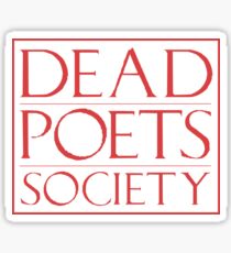 LIT NERD :: DEAD POETS SOCIETY Sticker
