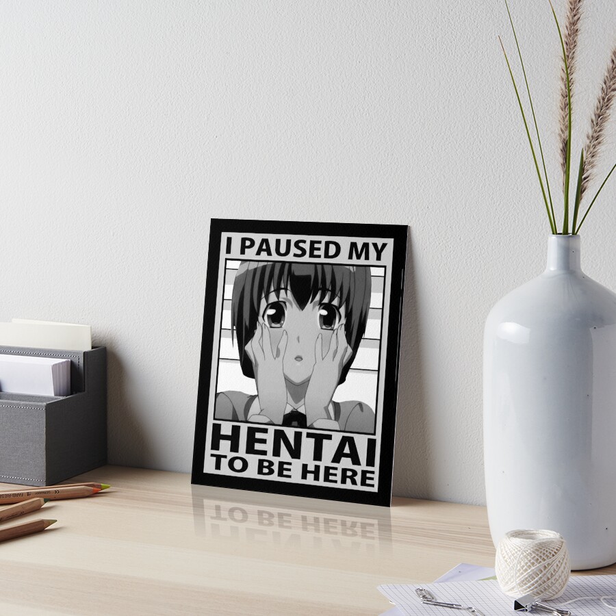 Akane Niimura Futabu Paused My Hentai Anime Art T For Fans Art Board Print For Sale By 