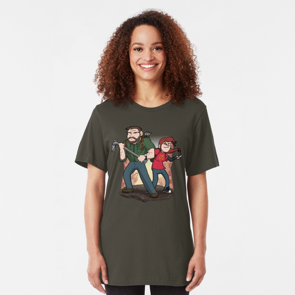 Post-Apocalyptic Dynamic Duo! Slim Fit T-Shirt