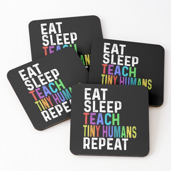 Item preview, Eat Sleep Teach Tiny Humans Repeat  LGBT Pride designed and sold by NERMEN.