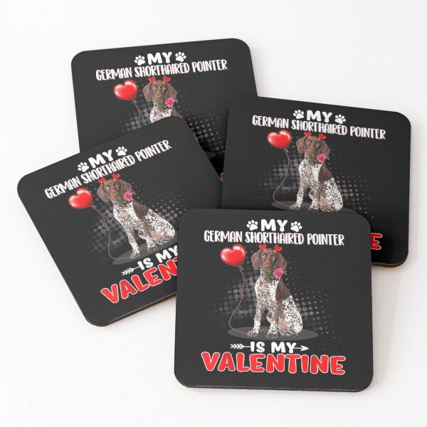Item preview, My German Shorthaired Pointer Is My Valentine Heart Dog designed and sold by shirleyfinley.