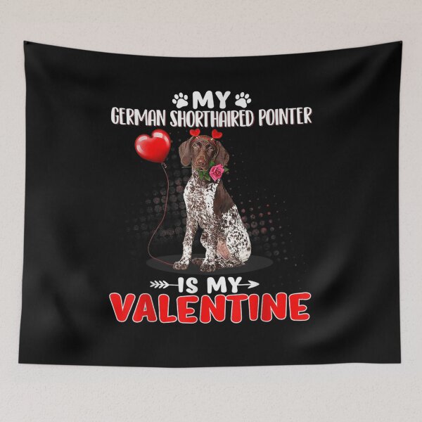 Item preview, My German Shorthaired Pointer Is My Valentine Heart Dog designed and sold by shirleyfinley.