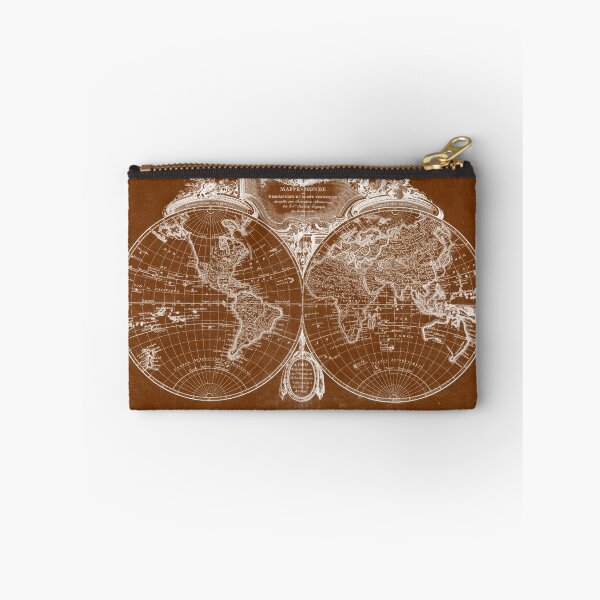 Item preview, World Map (1775) Brown & White  designed and sold by BravuraMedia.