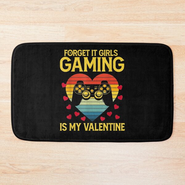 Item preview, Forget It Girls Gaming Is My Valentine Retro Heart Gamer designed and sold by shirleyfinley.