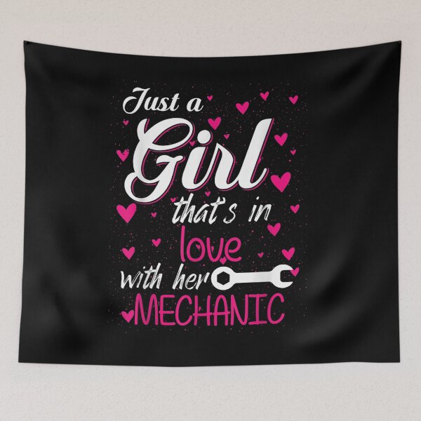 Item preview, Just A Girl That's In Love With Her Mechanic Valentine Gift designed and sold by shirleyfinley.