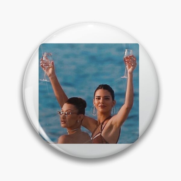 Item preview, kendall jenner and bella hadid sticker designed and sold by MilanArtzLdn.