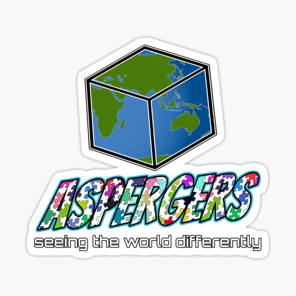 Item preview, Aspergers - seeing the world differently. designed and sold by BinFireBrigade.