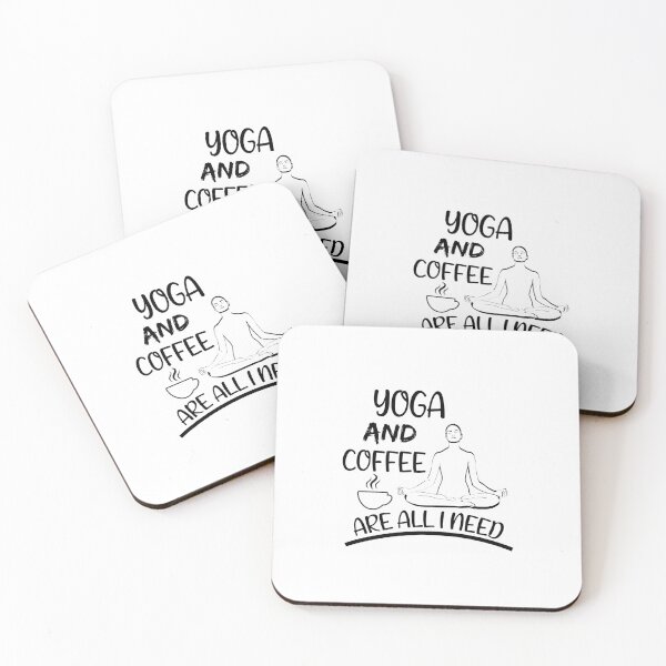 Item preview, Yoga And Coffee Are All I Need designed and sold by Artnight.