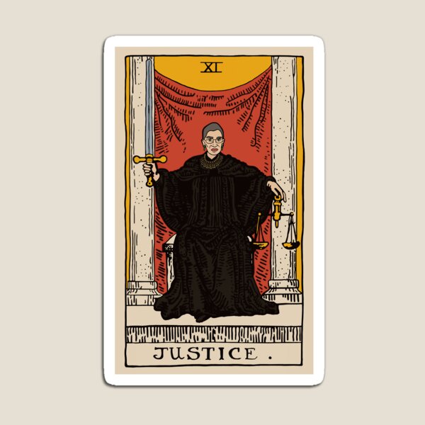 Item preview, RBG Justice Tarot designed and sold by BenJHilton.