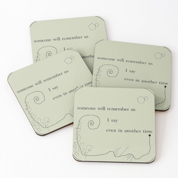 Item preview, Sappho Someone Will Remember Us Sage Green designed and sold by irlecates.