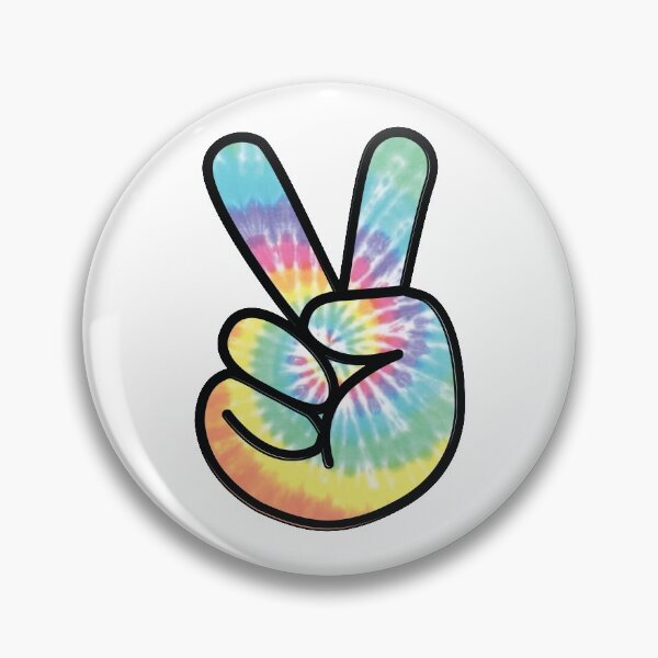 Item preview, Tie Dye Peace Sign designed and sold by kickingdesigns.
