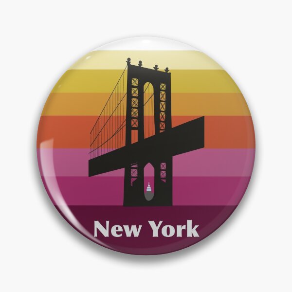 Item preview, Manhattan Bridge/New York poster - dusk designed and sold by knileuh.