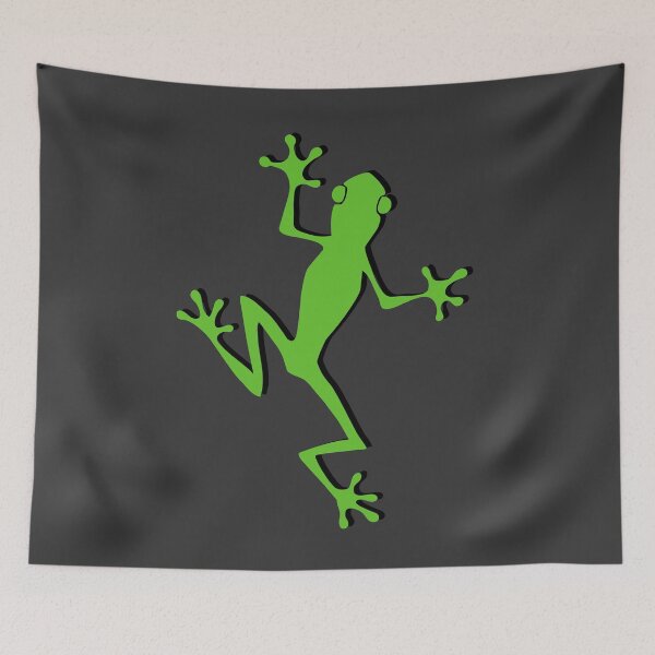 Item preview, My Green Frog | on Black designed and sold by simpleones.