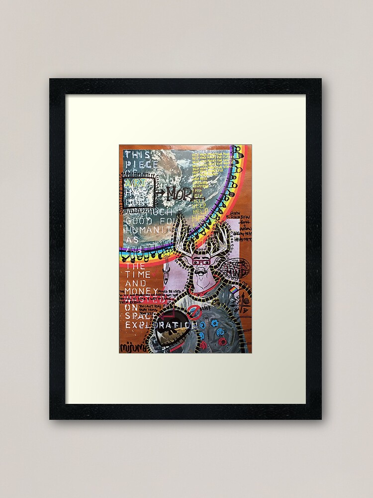 Alternate view of Sorry NASA Framed Art Print