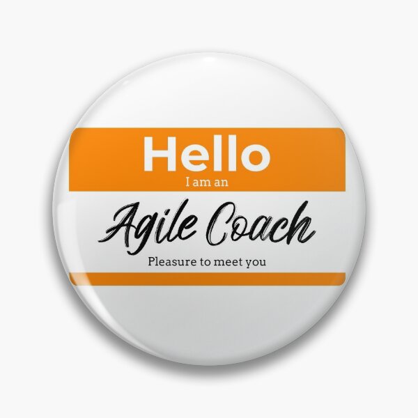 Item preview, "Hello I am an agile coach" designed and sold by Salma Satya & Co.
