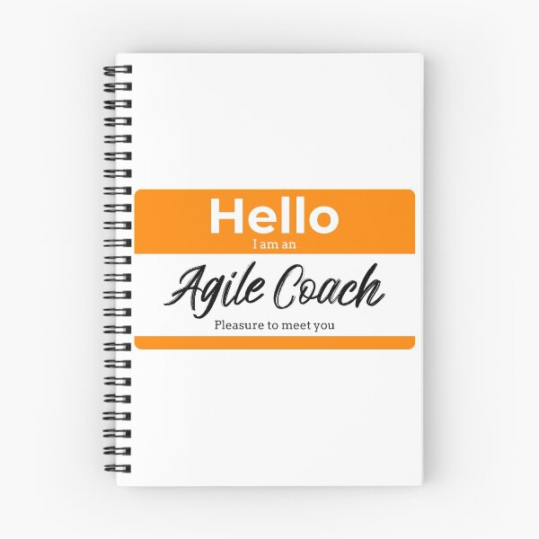 Item preview, "Hello I am an agile coach" designed and sold by Salma Satya & Co.
