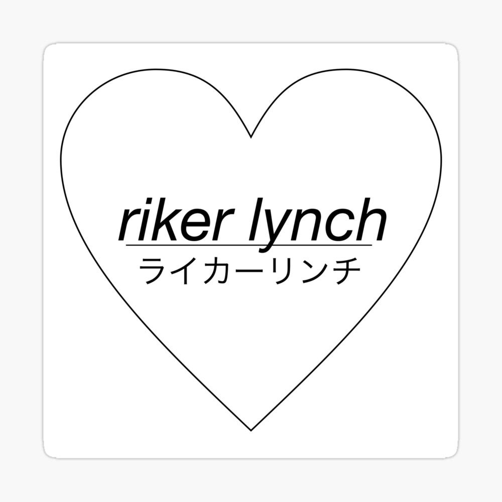 Riker Lynch Love Heart Photographic Print By R5sosstore Redbubble
