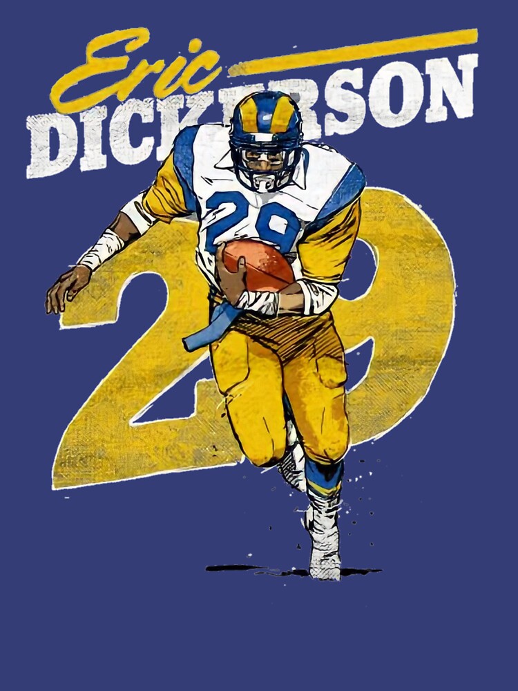 Football Design Eric Dickerson Or Los Angeles Rams Unisex T-Shirt