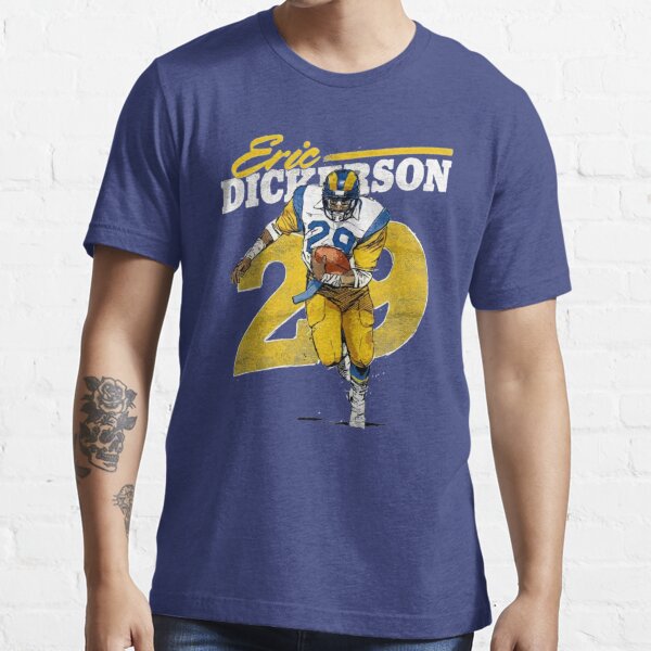 Eric Dickerson Los Angeles Rams Big & Tall Hall of Fame Hashmark Jersey  T-Shirt