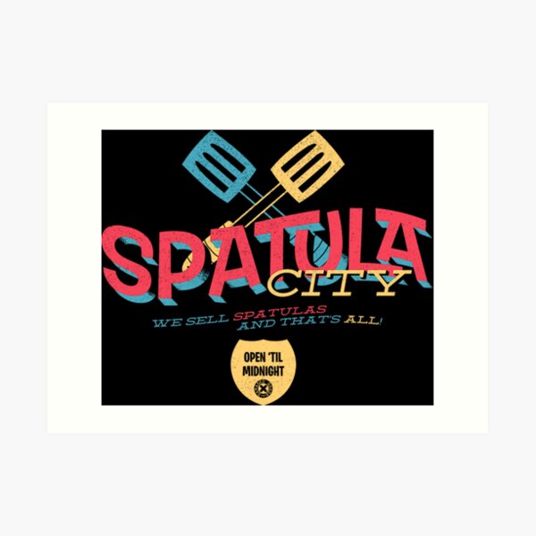 Spatula Art Prints Redbubble