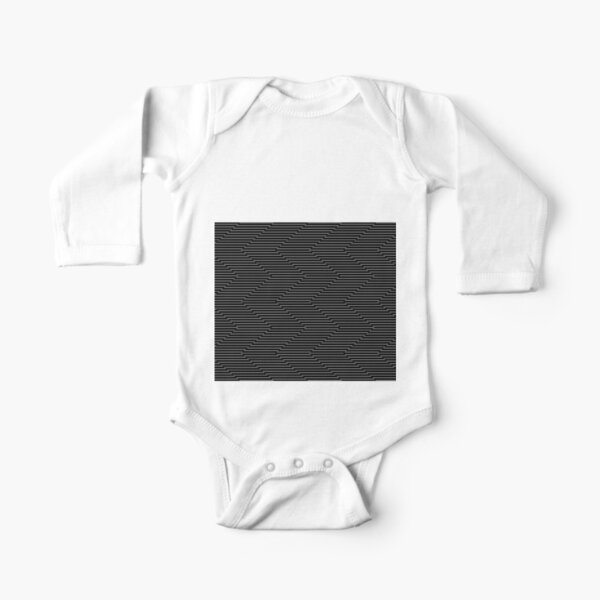 The Serpentine Illusion  Long Sleeve Baby One-Piece