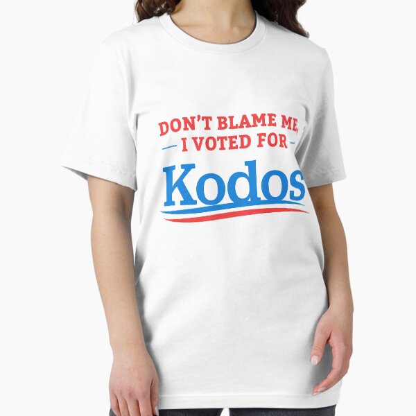 Item preview, Don't Blame Me I Voted For Kodos Shirt designed and sold by Yipptee Shirts.
