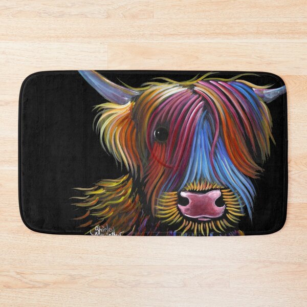 Item preview, Scottish Highland Cow ' PoDGER ' by Shirley Macarthur designed and sold by Shirley MacArthur Art.