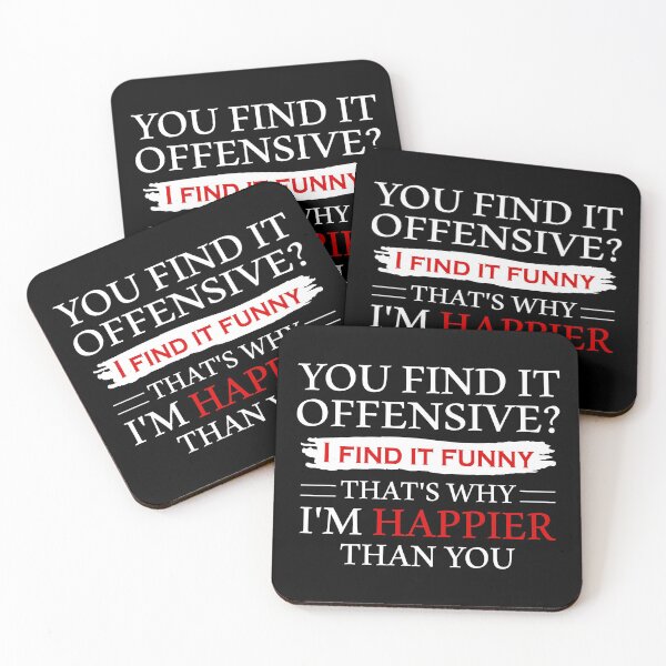 Item preview, You Find It Offensive? I Find It Funny, Humorous & Sarcastic Graphic Gift designed and sold by CreativaArt-.