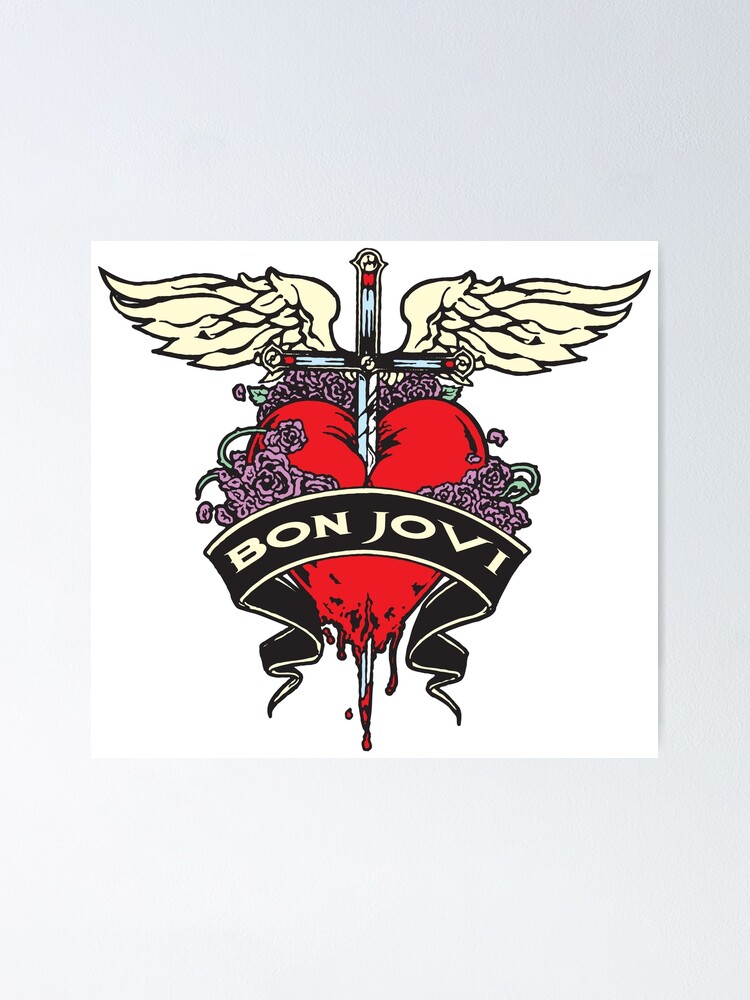 Bon Jovi Poster By Atomikpunk Redbubble