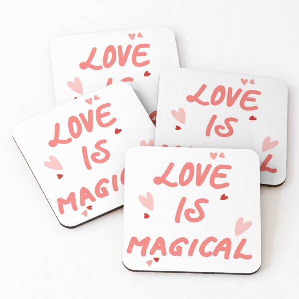 Item preview, Love is Magical Valentines Day Quote designed and sold by Moodyandmellow.