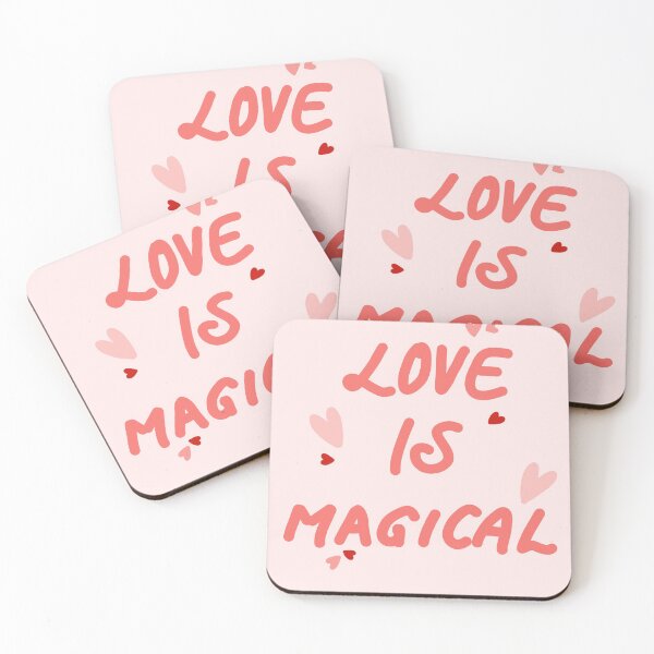 Item preview, Love is Magical Valentines Day Quote designed and sold by Moodyandmellow.