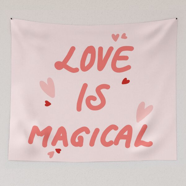 Item preview, Love is Magical Valentines Day Quote designed and sold by Moodyandmellow.