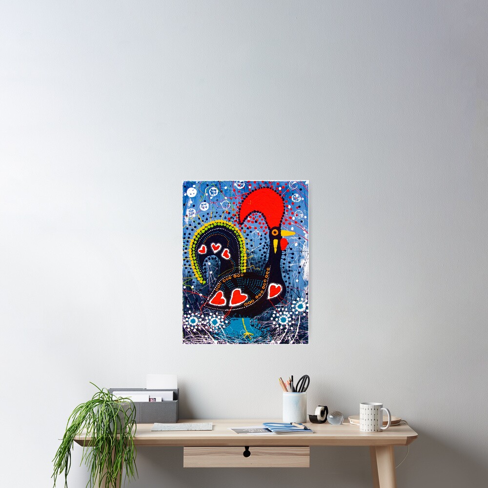 Portuguese Rooster 2 Poster