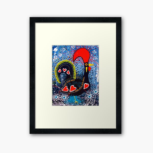 Portuguese Rooster 2 Framed Art Print