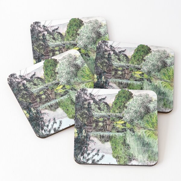 Item preview, Australian Scene - Ovens River, Porepunkah, Vic, Aus designed and sold by Anne Huth.