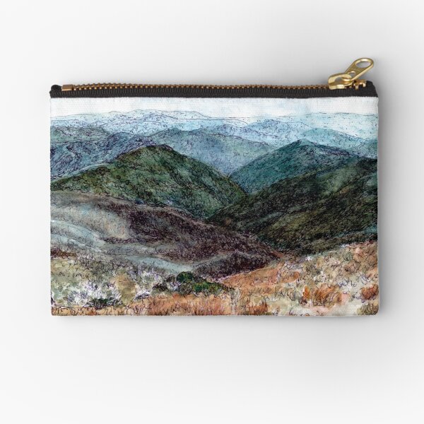 Australian Scene - Dannys Lookout - Great Alpine Road, Vic, Aus Zipper Pouch