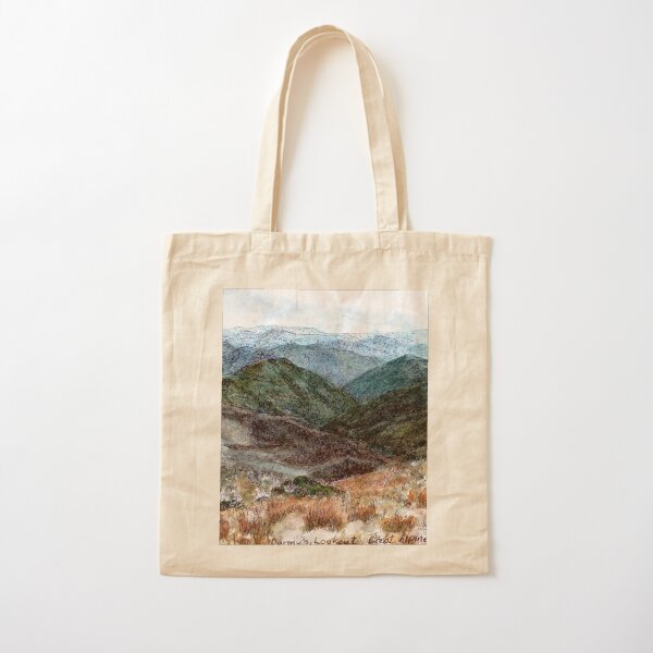 Australian Scene - Dannys Lookout - Great Alpine Road, Vic, Aus Cotton Tote Bag
