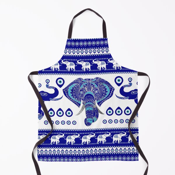 Aperçu de l'œuvre Ornement d'éléphant Evil Eye créée et vendue par k9printart.