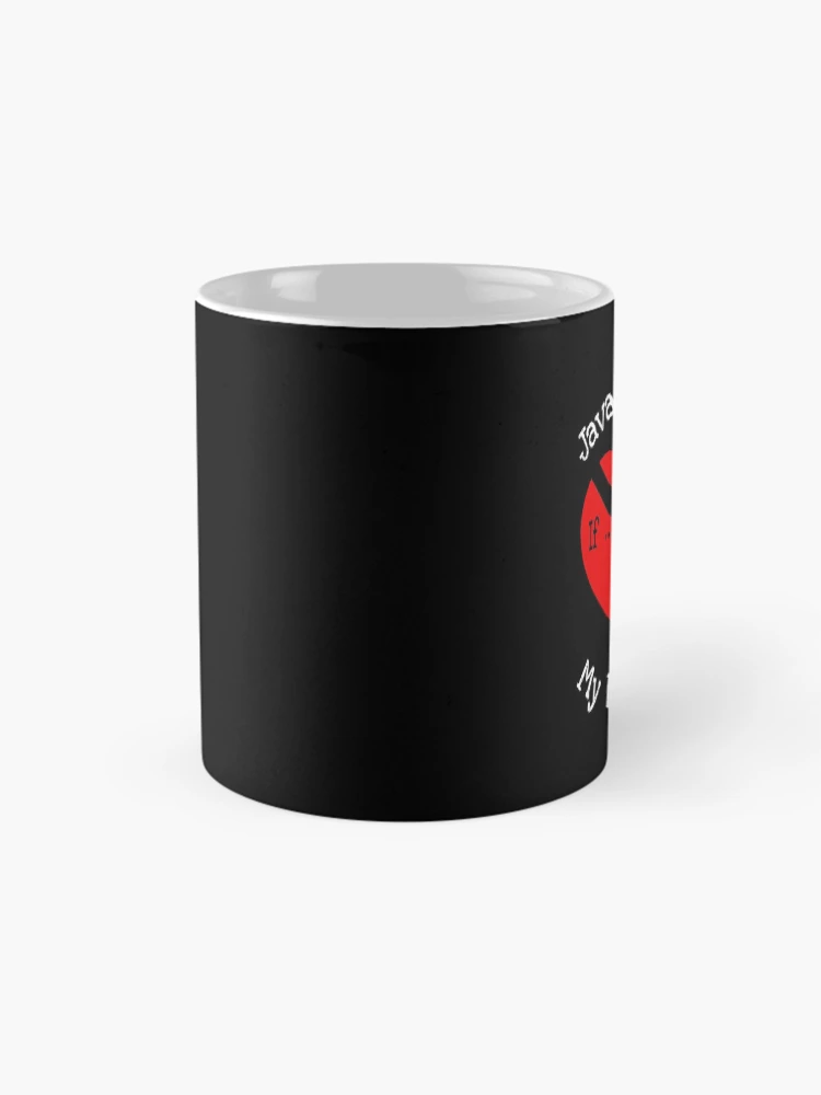 Thumbnail 4 of 6, Coffee Mug, JavaScript Is My Valentine Gift designed and sold by notstuff.