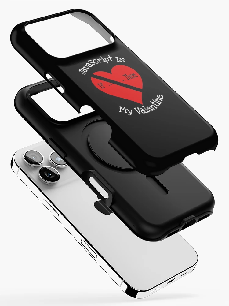 Thumbnail 2 of 4, iPhone Case, JavaScript Is My Valentine Gift designed and sold by notstuff.
