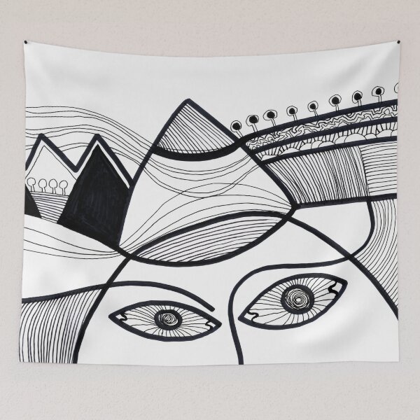 Item preview, Faces Landscape designed and sold by Istvan Ocztos.
