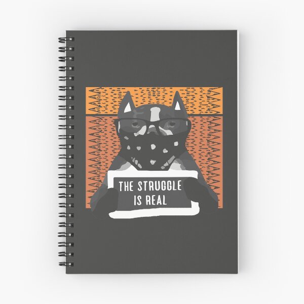 Item preview, The Struggle Is Real, Dog, Face Mask  designed and sold by TheaDesign.