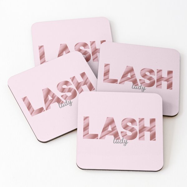 Item preview, Lash Lady Pink - Print with Pink Satin Effect LASH designed and sold by Labradoodlesetc.