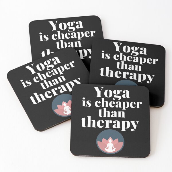 Item preview, Yoga is cheaper than therapy  designed and sold by Gerhanj.