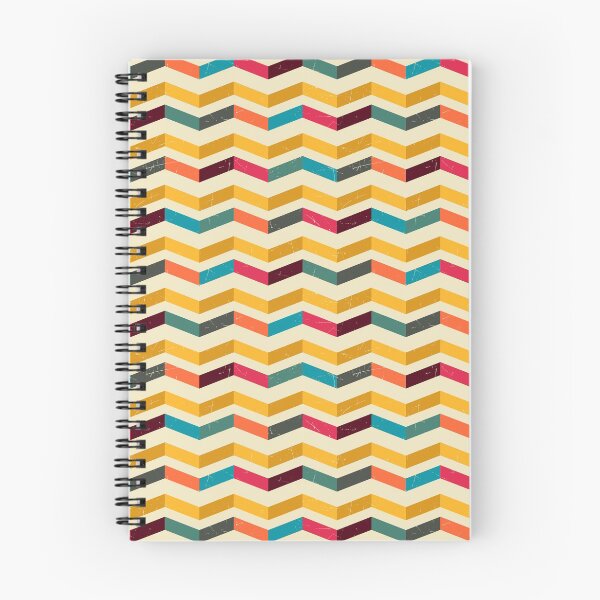 Item preview, Zig Zag Retro Color Pattern With Grunge designed and sold by SSK Designs.