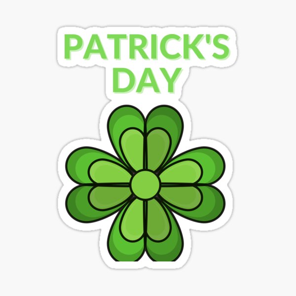 Happy St Patricks Day Sticker