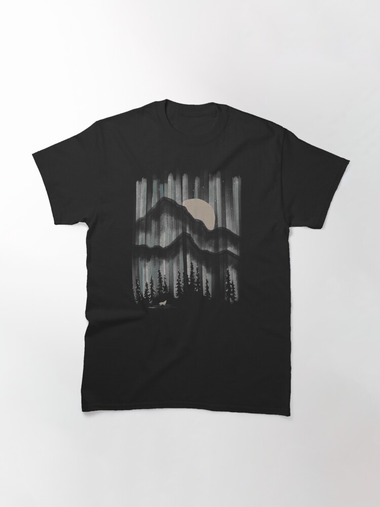 Thumbnail 3 of 7, Classic T-Shirt, A Wolf in the Night... designed and sold by ndtank.