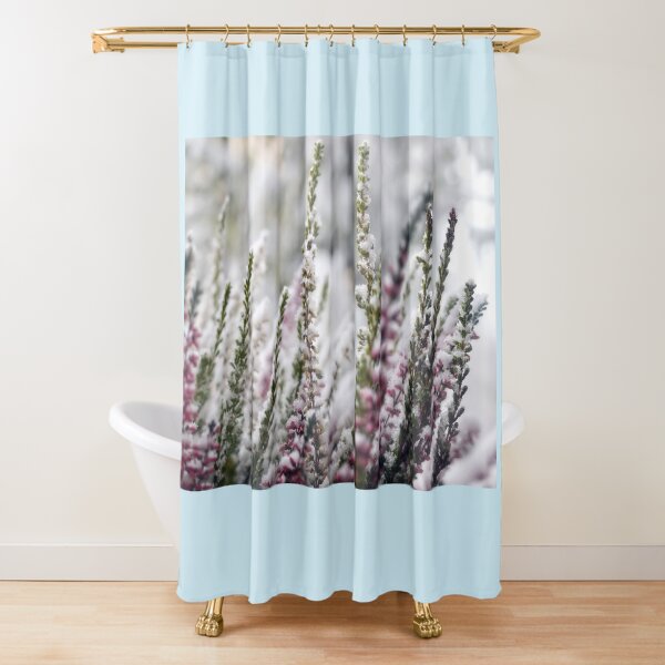 Snow Covered Calluna Shower Curtain